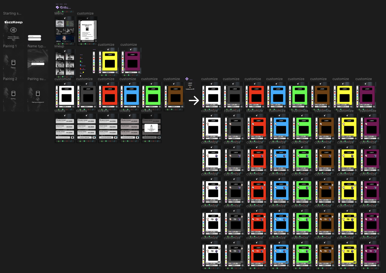 Jazz App Screens